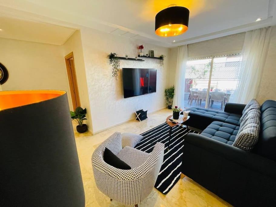 A 2 Minutes De Casa Finance City, Appartement Avec 2 Chambres Kazablanka Dış mekan fotoğraf
